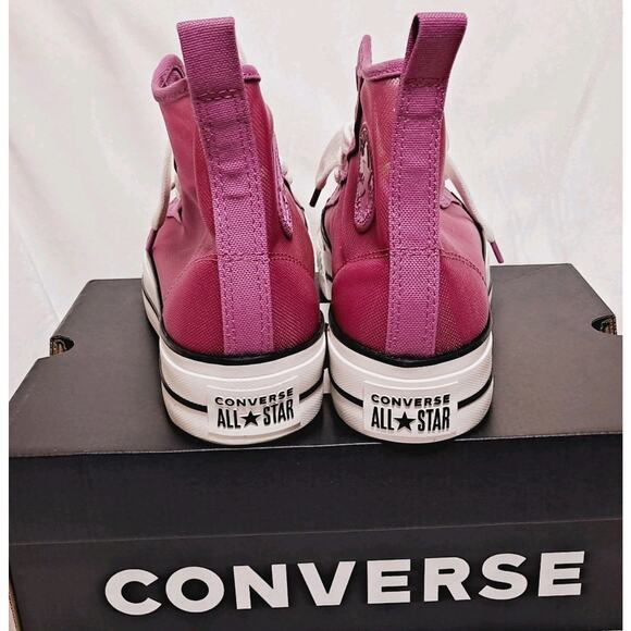 Converse Chuck Taylor All Star Lift Platform Mesh Women's Cactus Bud Shoes 8 - Picture 4 of 13